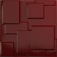 thumbnail image 1 of Ekena Millwork 19 5/8"W x 19 5/8"H Gomez EnduraWall Decorative 3D Wall Panel, Gloss Merlot (12-Pack for 32.04 Sq. Ft.), 1 of 6