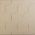 thumbnail image 1 of Ekena Millwork 19 5/8"W x 19 5/8"H Honeycomb EnduraWall Decorative 3D Wall Panel, UltraCover Satin Smokey Beige (Covers 2.67 Sq. Ft.), 1 of 6