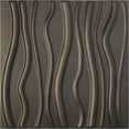 thumbnail image 1 of Ekena Millwork 19 5/8"W x 19 5/8"H Jackson EnduraWall Decorative 3D Wall Panel, Universal Aged Metallic Weathered Steel (Covers 2.67 Sq. Ft.), 1 of 6