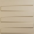 thumbnail image 1 of Ekena Millwork 19 5/8"W x 19 5/8"H Keyes EnduraWall Decorative 3D Wall Panel, UltraCover Satin Smokey Beige (Covers 2.67 Sq. Ft.), 1 of 6
