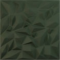thumbnail image 1 of Ekena Millwork 19 5/8"W x 19 5/8"H Leto EnduraWall Decorative 3D Wall Panel, UltraCover Satin Hunt Club Green (Covers 2.67 Sq. Ft.), 1 of 6