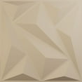 thumbnail image 1 of Ekena Millwork 19 5/8"W x 19 5/8"H Marquise EnduraWall Decorative 3D Wall Panel, UltraCover Satin Smokey Beige (Covers 2.67 Sq. Ft.), 1 of 6