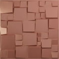 thumbnail image 1 of Ekena Millwork 19 5/8"W x 19 5/8"H Modern Square EnduraWall Decorative 3D Wall Panel, Universal Pearl Metallic Champagne Pink (Covers 2.67 Sq. Ft.), 1 of 6