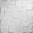 thumbnail image 1 of Ekena Millwork 19 5/8"W x 19 5/8"H Modern Square EnduraWall Decorative 3D Wall Panel, White, (50-Pack for 133.73 Sq. Ft.), 1 of 12