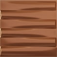 thumbnail image 1 of Ekena Millwork 19 5/8"W x 19 5/8"H Naomi EnduraWall Decorative 3D Wall Panel, Bright Coat Copper (Covers 2.67 Sq. Ft.), 1 of 6