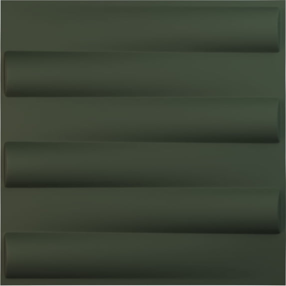 Ekena Millwork 19 5/8"W x 19 5/8"H Naomi EnduraWall Decorative 3D Wall Panel, UltraCover Satin Hunt Club Green (Covers 2.67 Sq. Ft.)