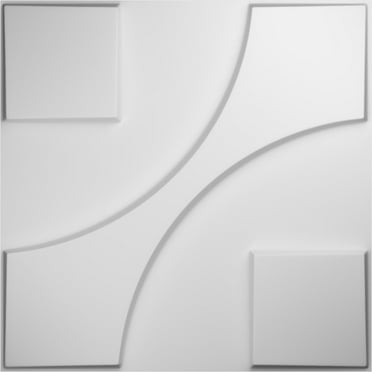 Ekena Millwork 19 5/8"W x 19 5/8"H Nestor EnduraWall Decorative 3D Wall Panel (Covers 2.67 Sq. Ft.)