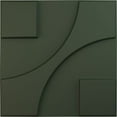 thumbnail image 1 of Ekena Millwork 19 5/8"W x 19 5/8"H Nestor EnduraWall Decorative 3D Wall Panel, UltraCover Satin Hunt Club Green (12-Pack for 32.04 Sq. Ft.), 1 of 6