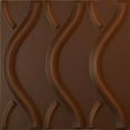 thumbnail image 1 of Ekena Millwork 19 5/8"W x 19 5/8"H Nexus EnduraWall Decorative 3D Wall Panel, Universal Aged Metallic Rust (Covers 2.67 Sq. Ft.), 1 of 6