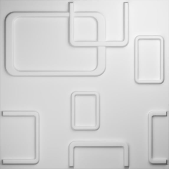 Ekena Millwork 19 5/8"W x 19 5/8"H Odessa EnduraWall Decorative 3D Wall Panel (50-Pack for 133.73 Sq. Ft.)