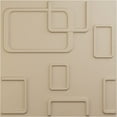 thumbnail image 1 of Ekena Millwork 19 5/8"W x 19 5/8"H Odessa EnduraWall Decorative 3D Wall Panel, UltraCover Satin Smokey Beige (Covers 2.67 Sq. Ft.), 1 of 6