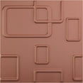 thumbnail image 1 of Ekena Millwork 19 5/8"W x 19 5/8"H Odessa EnduraWall Decorative 3D Wall Panel, Universal Pearl Metallic Champagne Pink (12-Pack for 32.04 Sq. Ft.), 1 of 6
