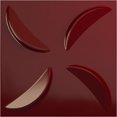 thumbnail image 1 of Ekena Millwork 19 5/8"W x 19 5/8"H Pinwheel EnduraWall Decorative 3D Wall Panel, Gloss Merlot (12-Pack for 32.04 Sq. Ft.), 1 of 6