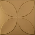 thumbnail image 1 of Ekena Millwork 19 5/8"W x 19 5/8"H Primrose EnduraWall Decorative 3D Wall Panel, Bright Coat Gold (12-Pack for 32.04 Sq. Ft.), 1 of 6