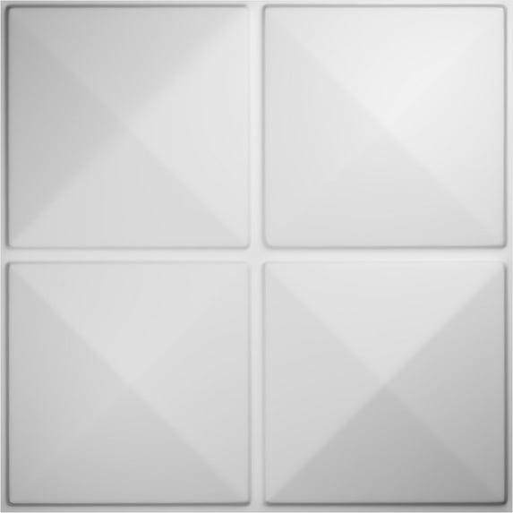 Ekena Millwork 19 5/8"W x 19 5/8"H Richmond EnduraWall Decorative 3D Wall Panel (20-Pack for 53.49 Sq. Ft.)