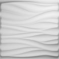 thumbnail image 1 of Ekena Millwork 19 5/8"W x 19 5/8"H Ripple EnduraWall Decorative 3D Wall Panel (12-Pack for 32.1 Sq. Ft.), 1 of 12