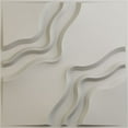 thumbnail image 1 of Ekena Millwork 19 5/8"W x 19 5/8"H Rogue EnduraWall Decorative 3D Wall Panel, UltraCover Satin Blossom White (Covers 2.67 Sq. Ft.), 1 of 6