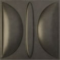 thumbnail image 1 of Ekena Millwork 19 5/8"W x 19 5/8"H Saturn EnduraWall Decorative 3D Wall Panel, Universal Aged Metallic Weathered Steel (12-Pack for 32.04 Sq. Ft.), 1 of 6