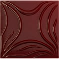 thumbnail image 1 of Ekena Millwork 19 5/8"W x 19 5/8"H Savannah EnduraWall Decorative 3D Wall Panel, Gloss Merlot (Covers 2.67 Sq. Ft.), 1 of 6