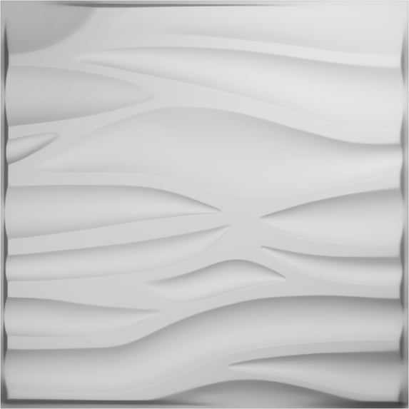 Ekena Millwork 19 5/8"W x 19 5/8"H Serina EnduraWall Decorative 3D Wall Panel (12-Pack for 32.1 Sq. Ft.)