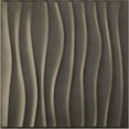 thumbnail image 1 of Ekena Millwork 19 5/8"W x 19 5/8"H Shoreline EnduraWall Decorative 3D Wall Panel, Universal Aged Metallic Weathered Steel (Covers 2.67 Sq. Ft.), 1 of 6