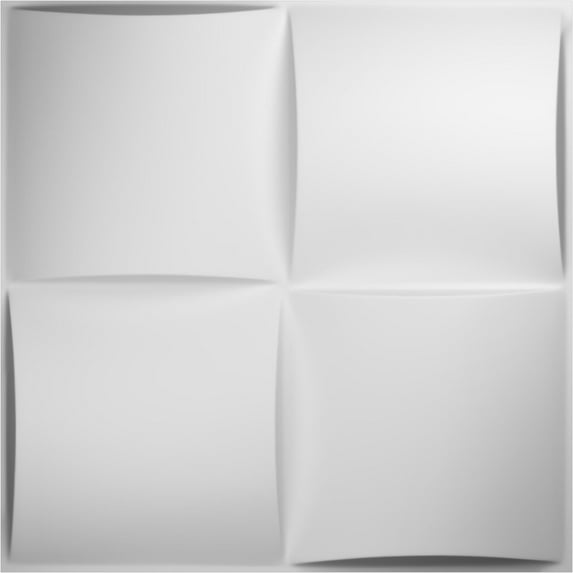Ekena Millwork 19 5/8"W x 19 5/8"H Smith EnduraWall Decorative 3D Wall Panel (Covers 2.67 Sq. Ft.)