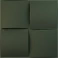 thumbnail image 1 of Ekena Millwork 19 5/8"W x 19 5/8"H Smith EnduraWall Decorative 3D Wall Panel, UltraCover Satin Hunt Club Green (12-Pack for 32.04 Sq. Ft.), 1 of 6