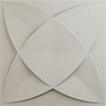thumbnail image 1 of Ekena Millwork 19 5/8"W x 19 5/8"H Speedwell EnduraWall Decorative 3D Wall Panel, UltraCover Satin Blossom White (Covers 2.67 Sq. Ft.), 1 of 6