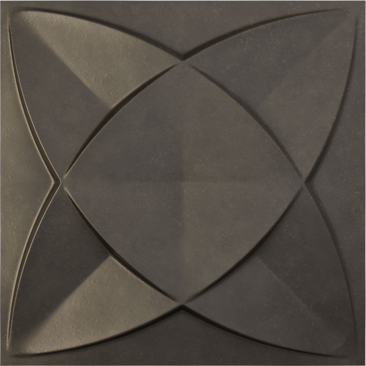 Universal Aged Metallic Weathered Steel 3D Wall Panel
