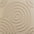 thumbnail image 1 of Ekena Millwork 19 5/8"W x 19 5/8"H Spiral EnduraWall Decorative 3D Wall Panel, UltraCover Satin Smokey Beige (12-Pack for 32.04 Sq. Ft.), 1 of 6