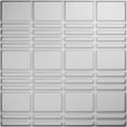thumbnail image 1 of Ekena Millwork 19 5/8"W x 19 5/8"H Stacked EnduraWall Decorative 3D Wall Panel, White, (50-Pack for 133.73 Sq. Ft.), 1 of 12