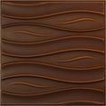 thumbnail image 1 of Ekena Millwork 19 5/8"W x 19 5/8"H Swell EnduraWall Decorative 3D Wall Panel, Universal Aged Metallic Rust (Covers 2.67 Sq. Ft.), 1 of 6