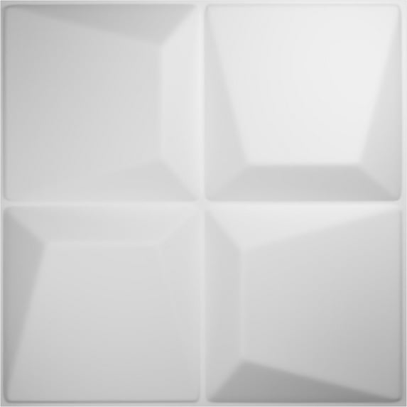 Ekena Millwork 19 5/8"W x 19 5/8"H Tellson EnduraWall Decorative 3D Wall Panel (Covers 2.67 Sq. Ft.)