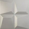 thumbnail image 1 of Ekena Millwork 19 5/8"W x 19 5/8"H Tellson EnduraWall Decorative 3D Wall Panel, Textured Metallic Silver (Covers 2.67 Sq. Ft.), 1 of 6