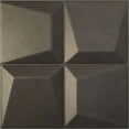 thumbnail image 1 of Ekena Millwork 19 5/8"W x 19 5/8"H Tellson EnduraWall Decorative 3D Wall Panel, Universal Aged Metallic Weathered Steel (Covers 2.67 Sq. Ft.), 1 of 6
