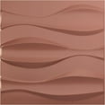 thumbnail image 1 of Ekena Millwork 19 5/8"W x 19 5/8"H Thompson EnduraWall Decorative 3D Wall Panel, Universal Pearl Metallic Champagne Pink (12-Pack for 32.04 Sq. Ft.), 1 of 6