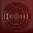 thumbnail image 1 of Ekena Millwork 19 5/8"W x 19 5/8"H Wade EnduraWall Decorative 3D Wall Panel, Gloss Merlot (12-Pack for 32.04 Sq. Ft.), 1 of 6