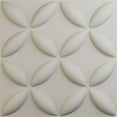 thumbnail image 1 of Ekena Millwork 19 5/8"W x 19 5/8"H Wallflower EnduraWall Decorative 3D Wall Panel, UltraCover Satin Blossom White (Covers 2.67 Sq. Ft.), 1 of 6