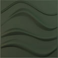 thumbnail image 1 of Ekena Millwork 19 5/8"W x 19 5/8"H Wave EnduraWall Decorative 3D Wall Panel, UltraCover Satin Hunt Club Green (12-Pack for 32.04 Sq. Ft.), 1 of 6