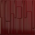 thumbnail image 1 of Ekena Millwork 19 5/8"W x 19 5/8"H Wigan EnduraWall Decorative 3D Wall Panel, Gloss Merlot (12-Pack for 32.04 Sq. Ft.), 1 of 6