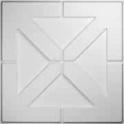 Ekena Millwork 19 5/8"W x 19 5/8"H Xander EnduraWall Decorative 3D Wall Panel (Covers 2.67 Sq. Ft.)