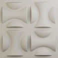 thumbnail image 1 of Ekena Millwork 19 5/8"W x 19 5/8"H York EnduraWall Decorative 3D Wall Panel, UltraCover Satin Blossom White (Covers 2.67 Sq. Ft.), 1 of 6