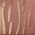 thumbnail image 1 of Ekena Millwork 19 5/8"W x 19 5/8"H Brick Wave EnduraWall Decorative 3D Wall Panel, Universal Pearl Metallic Champagne Pink (12-Pack for 32.04 Sq. Ft.), 1 of 6