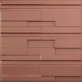 thumbnail image 1 of Ekena Millwork 19 5/8"W x 19 5/8"H Offset Brick EnduraWall Decorative 3D Wall Panel, Universal Pearl Metallic Champagne Pink (12-Pack for 32.04 Sq. Ft.), 1 of 6