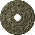 thumbnail image 1 of Ekena Millwork 19 7/8"OD x 3 5/8"ID x 1 1/4"P Spring Leaf Ceiling Medallion (Fits Canopies up to 5 5/8"), Hand-Painted Spartan Stone, 1 of 6