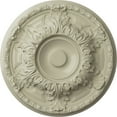 thumbnail image 1 of Ekena Millwork 19"OD x 1 1/2"P Granada Ceiling Medallion (Fits Canopies up to 7 1/8"), Hand-Painted Clear Yellow, 1 of 7