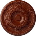 thumbnail image 1 of Ekena Millwork 19"OD x 1 1/2"P Granada Ceiling Medallion (Fits Canopies up to 7 1/8"), Hand-Painted Firebrick, 1 of 7