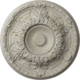 thumbnail image 1 of Ekena Millwork 19"OD x 1 1/2"P Granada Ceiling Medallion (Fits Canopies up to 7 1/8"), Hand-Painted Pot of Cream Crackle, 1 of 7