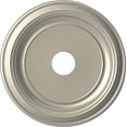 thumbnail image 1 of Ekena Millwork 19"OD x 3 1/2"ID x 1 1/2"P Traditional Thermoformed PVC Ceiling Medallion (Fits Canopies up to 11 1/2"), Bright Coat Aluminum, 1 of 10