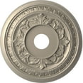 thumbnail image 1 of Ekena Millwork 19"OD x 3 1/2"ID x 1"P Baltimore Thermoformed PVC Ceiling Medallion (Fits Canopies up to 7 3/4"), Metallic Silver, 1 of 10